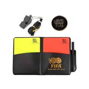 Football Referee Card Set Red Card Yellow Card With Referee Whistles