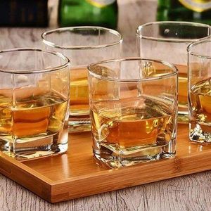 Glass Cup Set-Thick 6-piece 