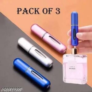 3 piece Atomizer Mini Portable Refillable Spray Bottles