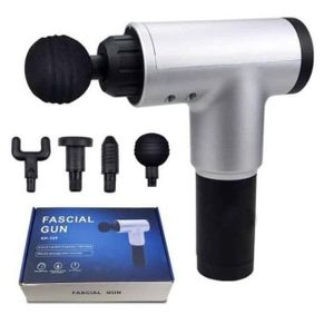 Rechargeable Massage Gun Deep Tissue Muscle Massager – Portable Percussion Massage Gun with 4 Heads
