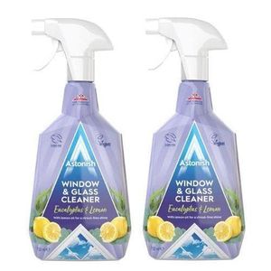 Astonish Window & Glass Cleaner Eucalyptus & Lemon 750ml - 2 Pieces