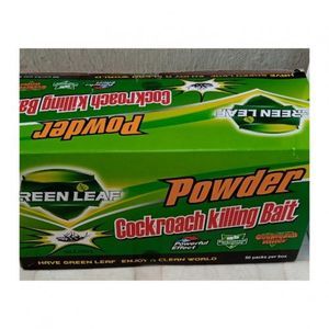 Green Leaf 50 Satchets Of Green Leaf Cockroach Killing Powder – Osta