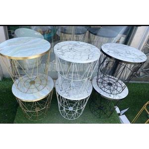 Lovely Nordic Round Coffee Side Stool/Table For Home/Office-1Pc
