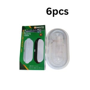6pc- Out Door- Door Entrance/ Fence Wall Bulk-Head Light Lamp Holder Case+FREE Key Holder