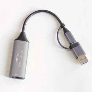 USB 3.0 4K & Type C 2in1 to HDMI Capture Card 