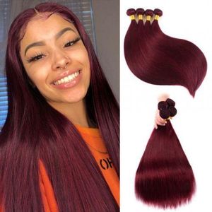 Bone Straight Burg Bundles - 18inches full fix