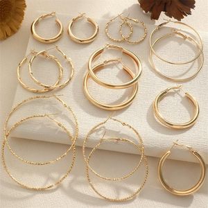 8PCS Trendy Circle Earrings - Hot Selling in Europe & America