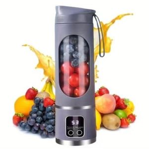 Wireless Portable Juicer Blender Bottle - USB Rechargeable Mini Fruit Smoothies Maker & Personal Mixer