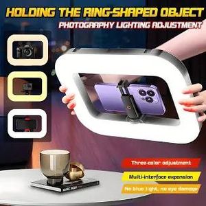 Handheld 3 tone ring light 