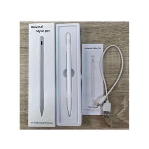 Universal Rechargeable Stylus Pen for iPad, iPhone, Android Tablets & Windows Touchscreen Laptops – High-Precision Digital Pen for Drawing & Writing