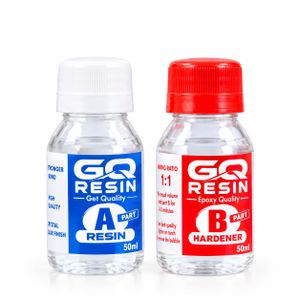 Epoxy Resin And Hardener For Casting Ratio 1:1 (50ml each)