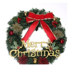 360-Degree Hanging Christmas Holiday Wreath For Home Decor