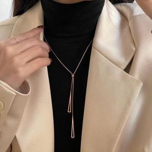 Keep Moving Elegant 18K Gold Plated Chain Necklace for Women