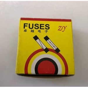 100pcs 250V 10A Glass Fuse