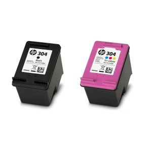 Hp  100% Genuine Original 304 ink black and trio colour cartridge (all colour's in one shipping)