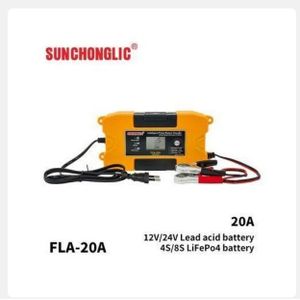 12V/24V 20A Intelligent Pulse Repair Charger Lithium Battery Activation Function Applicable to Lead Acid and Lifepo4 