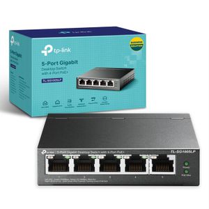 TP Link TP-Link TL-SG1005LP 5 Ports Gigabit Desktop PoE + Switch