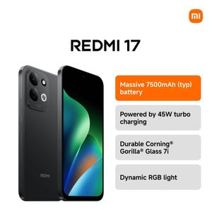 XIAOMI Redmi 17 4G, 4GB RAM/128GB ROM, 6.9", 7500mAh- Black