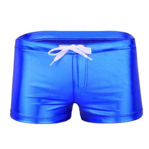 Fashion (Gold)iiniim Mens Male Lounge Underwear Shiny Metallic Gym Casual  Night Party Shorts Elastic Waistban Boxer Shorts Clubwear Costumes WEF