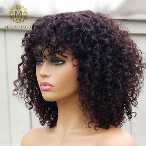 Kinky-curly-hair For Full -bangs-hair - Bundles