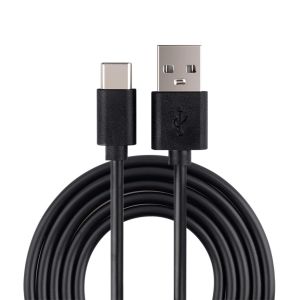 2M Fast Charging USB to USB C Cable, High-Speed Data Sync Type C Cord Compatible with all Android Devices (Black)
