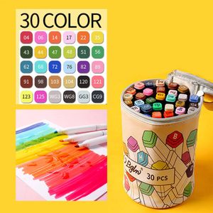 ParKoo 60 Colors Artist Fine and Brush Tip Colored