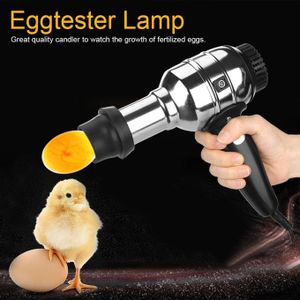 Chicken Egg Candler Poultry Hatching Egg Tester Bright LED Light Cool