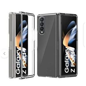 Samsung Clear Hard Back Transparent Cover Case For Samsung Z Fold 4