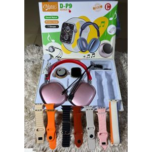 D-p9 smart watch  With Bluetooth Ear beat 