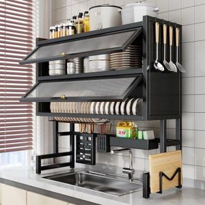 Luxury 2 Layer Dish Rack-  2 Tier Plate Rack Holder