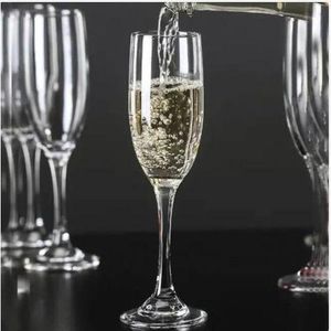 6 Pcs Slim Stemmed Champage Glasses