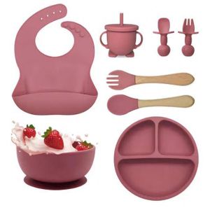 Baby silicone feeding set 