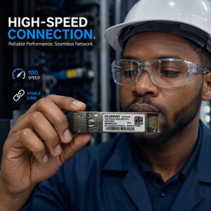 Huawei HIGH SPEED Fiber 10G SFP+ Optical Transceivers Module 1550nm 40km Single Mode SM Fiber Network Module LC SFP+ Enterprise Network Module for ISP, FTTH, GPON, Data Center & Telecom Fiber optic cable Fiber SFP Module