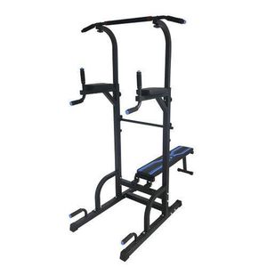 Power Tower Squat Rack Multi Functional With Foldable Bench, & Pull Up