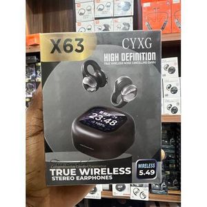 Tws X53 Led Touch screen Deep Bass earbuds with 24-bit Hi-Fi sound, Active Noise Cancellation, 360 Audio Headset, seamless Galaxy Headphone, ecosystem connectivity