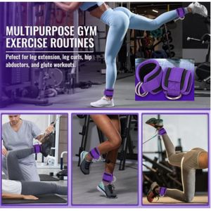 Ankle Straps Designed for Cable Machines And Resistance Bands - Perfect for Gym Workouts 