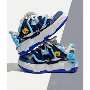 Classic Blue Sneakers For Outdoor