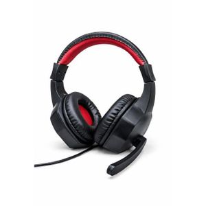 Microkingdom  GAMING HEADSET WITH BACKLIGHT - USB AND 3.5mm JACK CONNECTION, MICROPHONE, Over-Ear