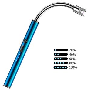 USB Rechargeable Electric Arc Lighter Flexible Neck Candle Lighter Windproof Flameless Igniter for Kitchen Candles and Camping