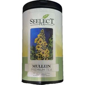 Seelect Mullein Leaf Tea Bags - 100% Pure & Natural Mullein Leaves 16 Tea USA