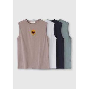 SLEEVELESS TOP FOR MEN-4 SET
