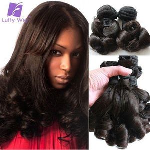  Natural Colour Bouncy Curly Hair Full Head Fix Bundles 