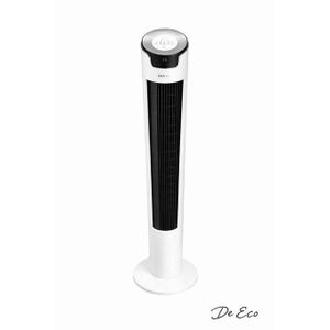 Maxi 45” Superb Quality Energy Saving Oscillating Tower Fan With Digital Display&Remote Control-45W