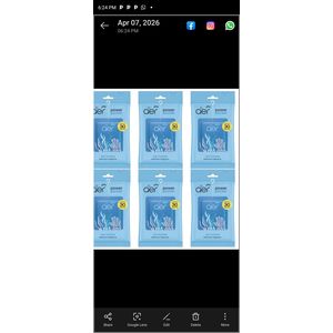 6X Godrej Aer Power Pocket Bathroom Fragrance - (Sea Breeze)