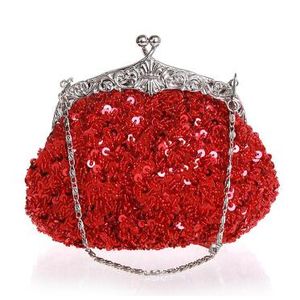 FEER Vintage Beaded Women Evening Bags Embroidery Diamonds Clutch