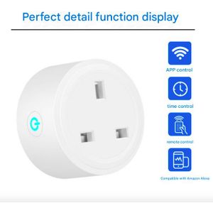 WiFi Smart Plug, 20A Adapter, Wireless Remote Control