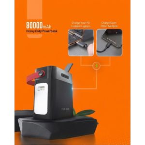 New Age heavy duty 80000-mahh for phones & (type C Laptop) Power Tank 130w