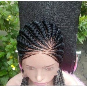 African Bogus braided hair wig