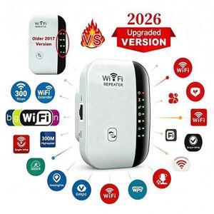 300Mbps Wireless Wi-Fi Amplifier Extender Router Signal Repeater Access Point . WiFi Signal Long Range Booster extension