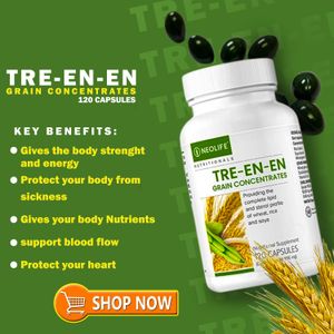 Vital Nutrients Tre-En-En Grain Concentrates Dietary Supplement 120 Softgels